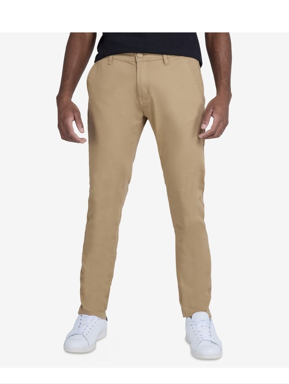 X-RAY Men's Slim Fit Stretch Commuter Pants Khaki Size 42X32